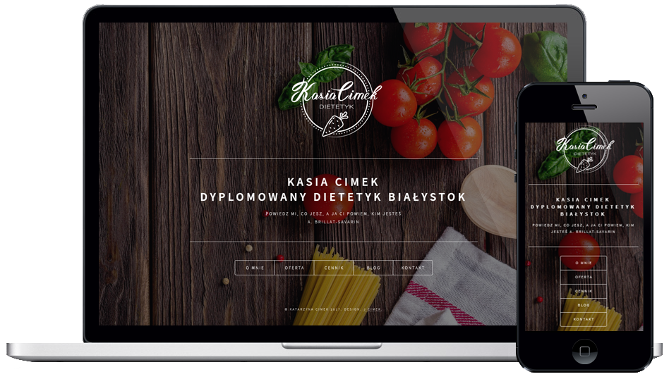 business card website